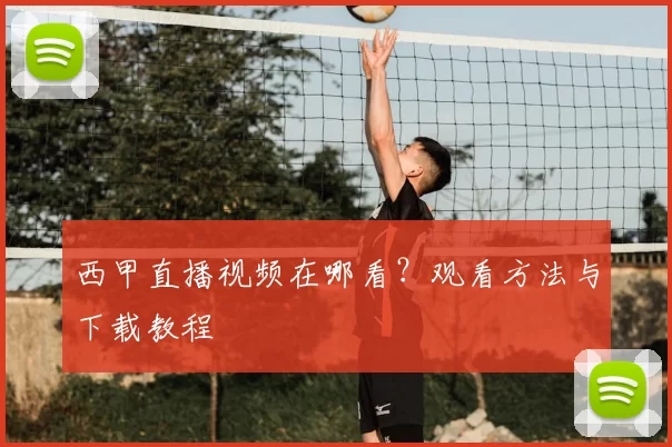 西甲直播视频在哪看？观看方法与下载教程