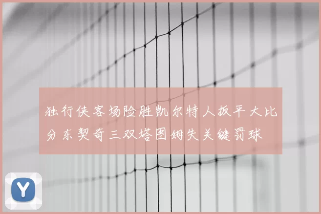 独行侠客场险胜凯尔特人扳平大比分东契奇三双塔图姆失关键罚球