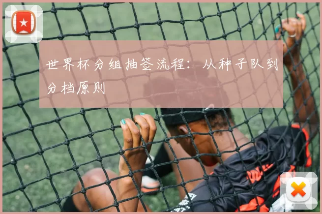 世界杯分组抽签流程：从种子队到分档原则